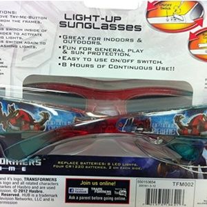 Transformers Prime Light Up Shatter Proof Sunglasses Kids 4 /& Up